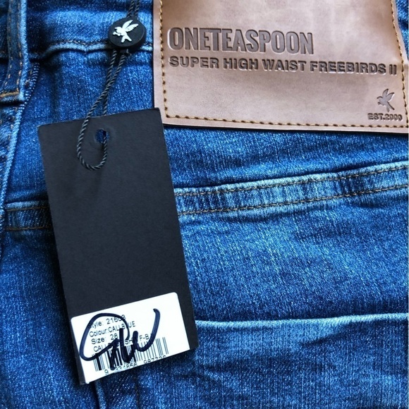 One Teaspoon Jeans Super High Waist Freebirds ll 28 NWT - Picture 12 of 15